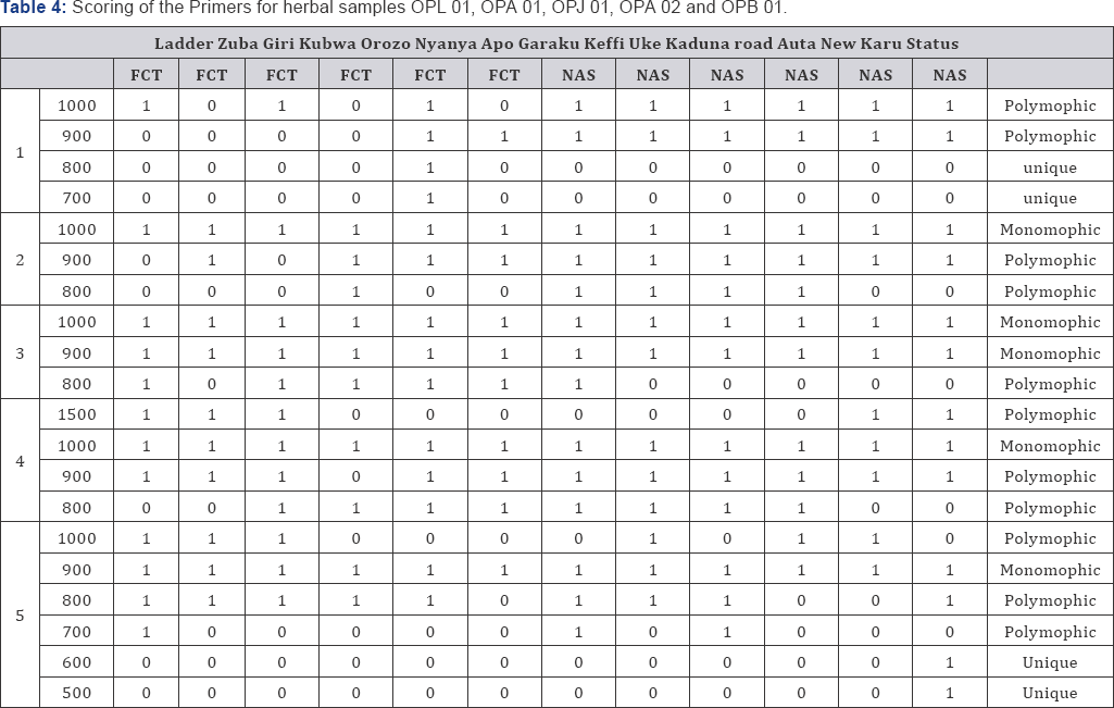 Click here to view Large Table 4