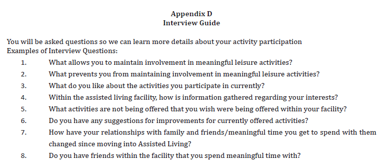 Click here to view Large Appendix D Open Access Journal of Gerontology & Geriatric Medicine